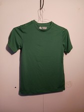 Majestic Evolution Tee Cool Base Shirt Small Green Athletic Short Sleeve Youth