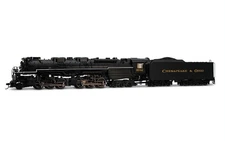 Rivarossi HR2951S HO C&O 2-6-6-6 Steam Loco w/DCC Sound Decoder #1632