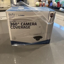 eufy Floodlight Cam 2 Pro 2K FHD Outdoor Wired Security Camera Motion Activated