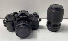 Canon A-1 35mm SLR Camera with 50mm  70-210mm Lens
