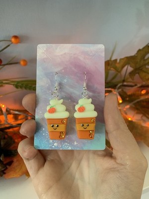 Pumpkin Spice Latte Ohrringe 