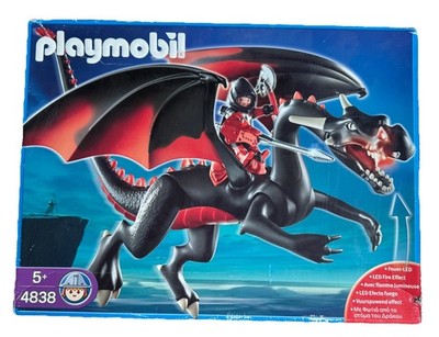Playmobil 4838 Riesendrache mit Feuer-LED Ritter Kriege Kämpfer Knights TOP