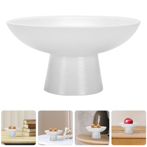 Fruit Stands for Kitchen Counter Holder Tray Footed Bowl Ceramic