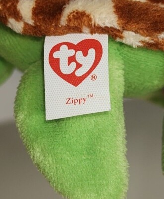 Ty Beanie Boos - ZIPPY the Green Turtle (6 Inch) MWMTs Plush