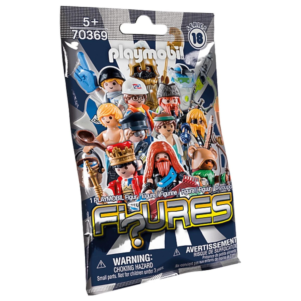 playmobil　6点まとめ売り Playmobil 70369 Mystery Figures Boys Series 18 Blue, BRAND NEW
