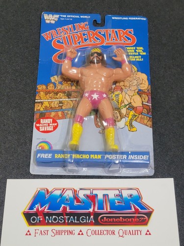 WWF 1986 LJN Macho Man Sealed NEW MOC AFA Wrestlin...