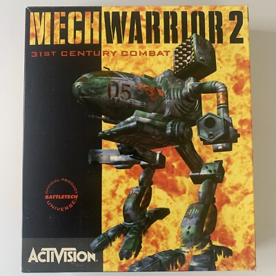 Mechwarrior 2 PC New Sealed PC CD-ROM big box Activision 1996 New