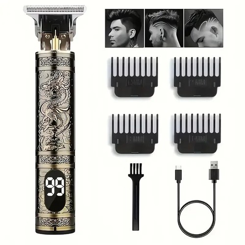 Wiederaufladbare Haarschneider Akku-Trimmer Rasiermaschine Schneiden Friseurbart - Bild 7 von 23