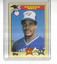 1987 Topps #612 George Bell Toronto Blue Jays All Star