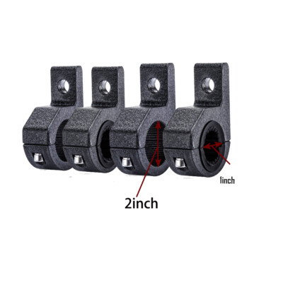 4X 1.75in Tube/Bull/Roll Bar Mount Bracket Clamps For LED Cube Work Light Pods