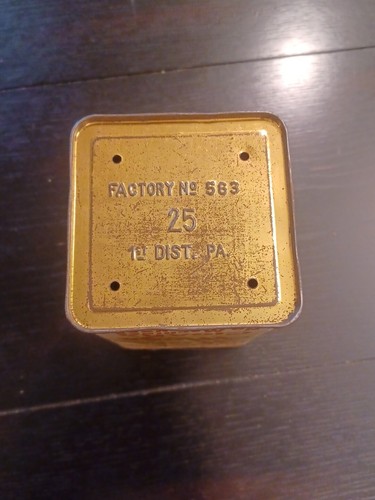 VINTAGE PEREGOY & MOORE CO. CIGAR TIN 1920s - Picture 6 of 7