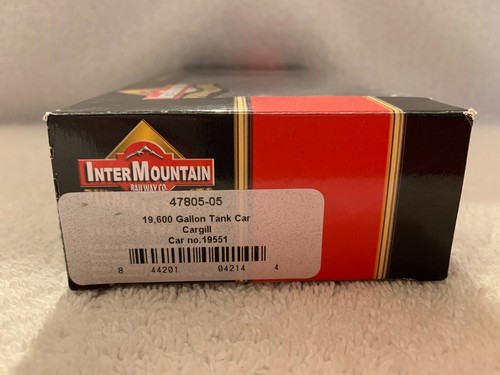 Intermountain #47805-05 Carro cisterna scala HO Cargill 19.600 galloni #19551 - Foto 8 di 8