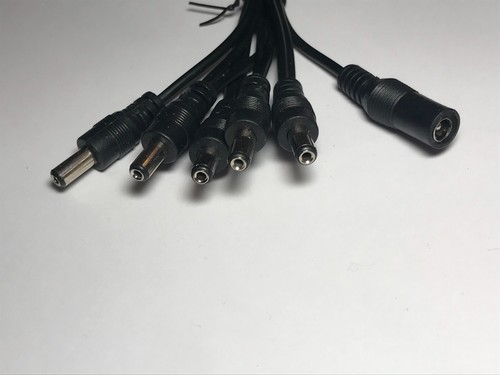 5 Way Guitar Effect Pedal Daisy Chain Power Supply Cable Splitter Copper Wire UV - Picture 6 of 6