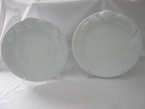 2er Set Artland Meeresfrüchte Whiteware Collection 10 3/4" Essteller - Bild 3 von 9