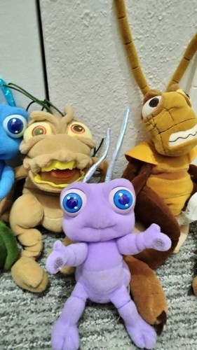 Disney Pixar Bug's Life Plush Lot Of 5 Flit Princess Dot Fleabag Hopper Dim 1998 - Picture 3 of 9
