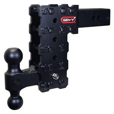 Gen-y Hitch Phantom-x 7.5 Drop Hitch Dual Ball Mount 2.5 Shank 16000 Lbs Tow Gen-y Hitch Phantom-x 7.5 Drop Hitch Dual Ball Mount 2.5 Shank 16000 Lbs Tow