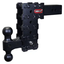 Gen-Y Hitch Phantom-X 7.5" Drop Hitch Dual Ball Mount 2.5" Shank 16000 lbs Tow