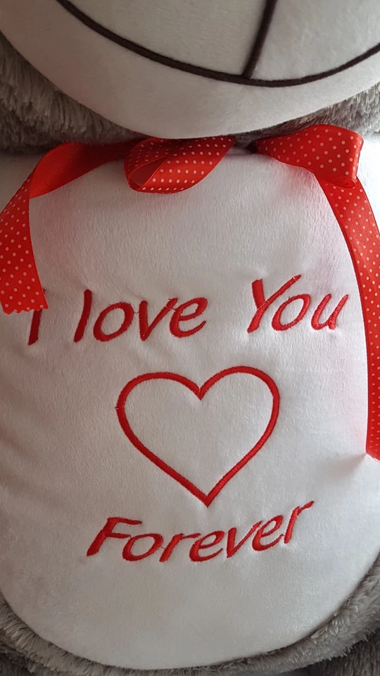 XXL Teddybär Plüsch Groß 200cm Kuschel Stoff bär Plüschbär Teddy - Bild 4 von 4