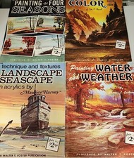 VTG Walter Foster Painting Magazines Seasons, Colors, Seascape and Weather 4