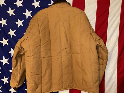 Vintage Key Detroit Corduroy Collar Jacket USA made lined XLR 54