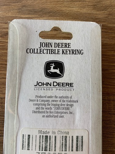Neu in Verpackung!!! "John Deere Sammler-Schlüsselring Modell ""B""" - Bild 5 von 5