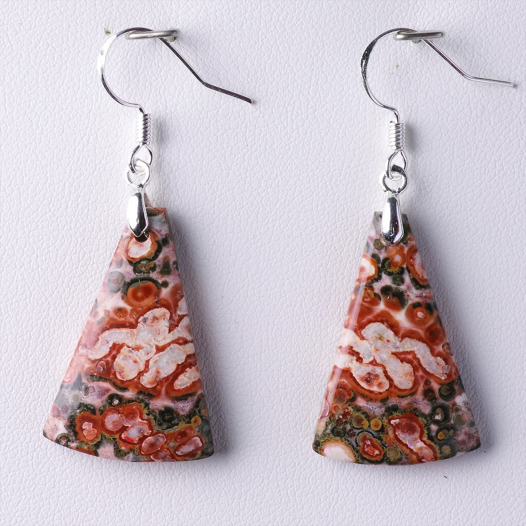 Boucles d'oreilles jaspe peau de léopard 25,91 ct, la solution pour un style unique sans effort