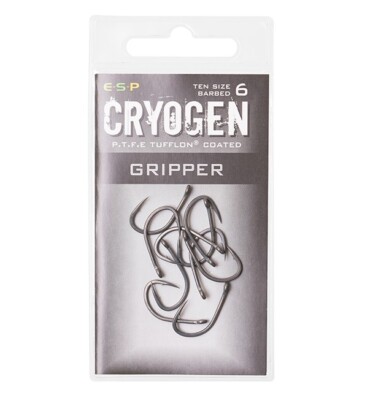 ESP Cryogen GRIPPER Haken *alle Größen* Barbed & Barbless - Karpfenangelgerät