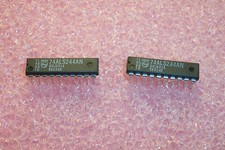 QTY 18 74ALS244AN PHILIPS 20 PIN DIP PACKAGE BUFFER/ LINE DRIVER NOS 1 TUBE