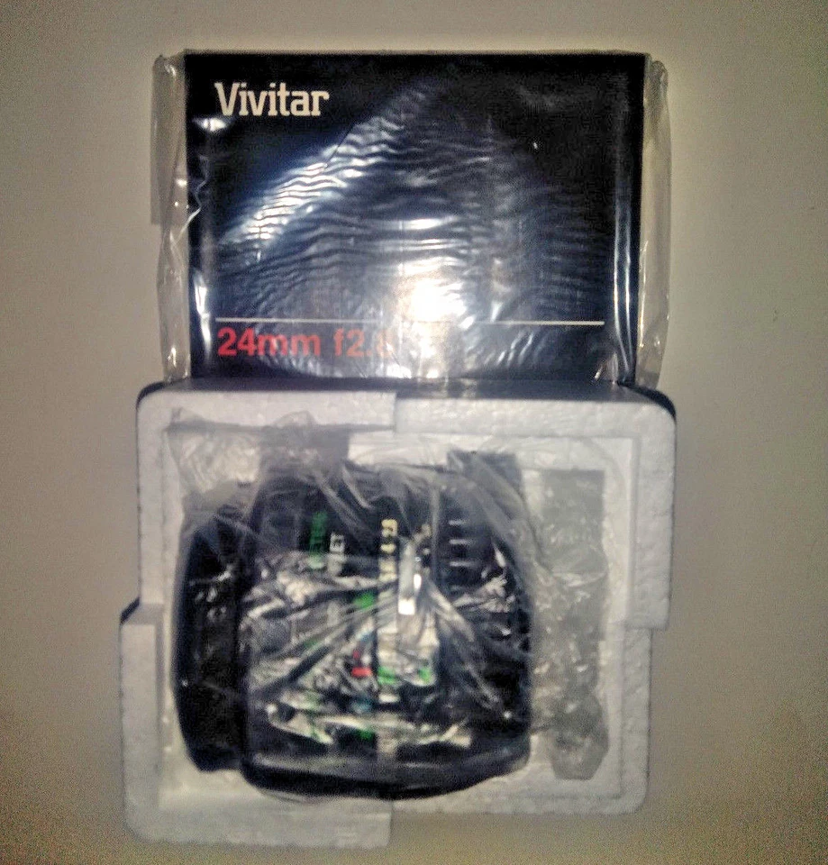 Vivitar 24mm/f2.8 Interchangeable Macro 1.5x Lens for Nikon (BRAND NEW!) - Image 2 of 4