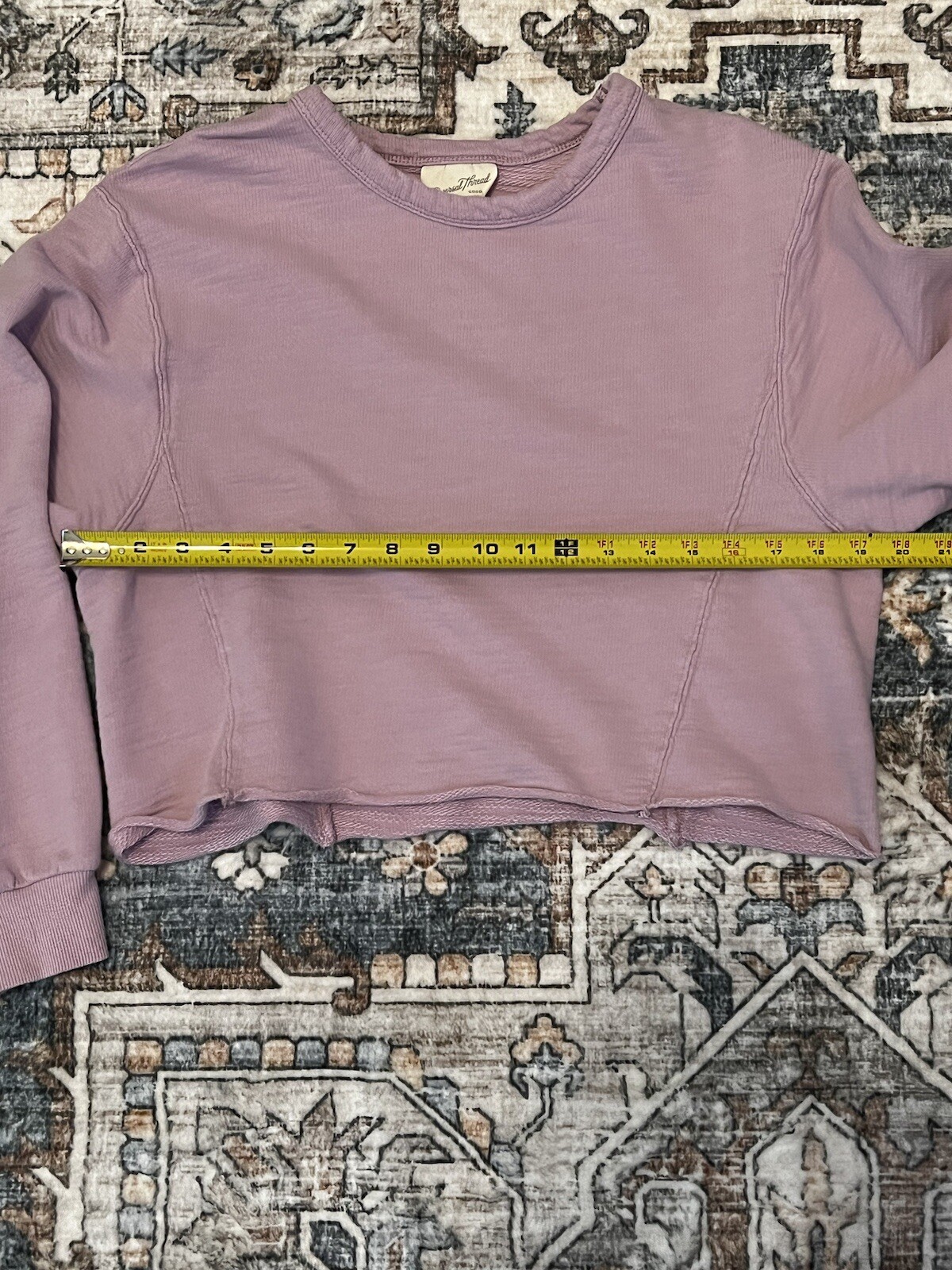 Universal Thread Cropped, Crew Neck Sweatshirt, S… - image 5