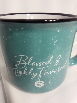 BLESSED AND HIGHLY FAVORED COFFEE MUG. BLESSED HIGHLY FAVORED MUG. B261