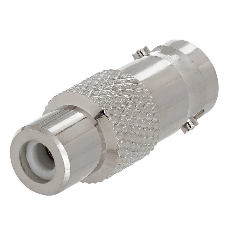 10 Pcs BNC Female to RCA Female Coax Coaxial Cable Adapter Connector CCTV Camera - Image 2 of 3