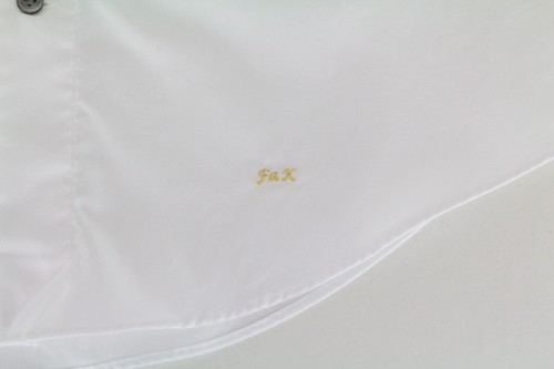 SUITSUPPLY Traveller Men Shirt ~S White Pure Cotton Cutaway Classic Button-Up - Picture 7 of 7