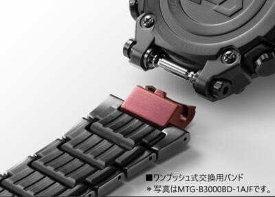 【新品未使用】 CASIO G-SHOCK MTG-B3000 用 ラバーバンド MT-G CASIO G-SHOCK カシオ Gショック 純正 ラバー ベルト MTG