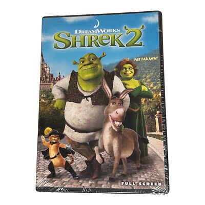 Shrek 2 DVD Full Screen Edition Sealed New Cameron Diaz Mike Myers Eddie Murphy
