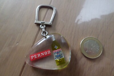 key ring bottle PERNOD pastis anise bourbon mobile bubble alcohol