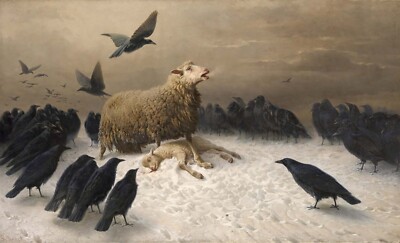 August Friedrich Schenck : ''Anguish'' (c.1878) - Giclee Fine Art Print