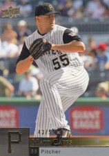 MATT CAPPS /99 UPPER DECK UD GOLD PITTSBURGH PIRATES #825 2009 09