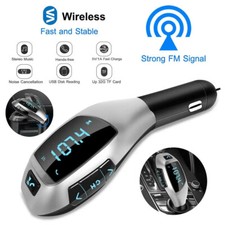 Bluetooth Car Adapter FM Transmitter Handsfree USB AUX Radio MP3 Music Player