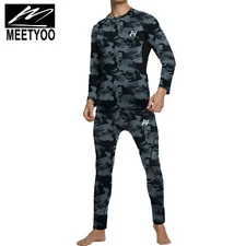 MEETYOO Men Thermal Underwear Set Warm Winter Long Johns Fleece Lined Base Layer