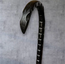 Walking Cane Custom Teardrop Safety Grips  Hickory Wood Masters LuxCane USA B4