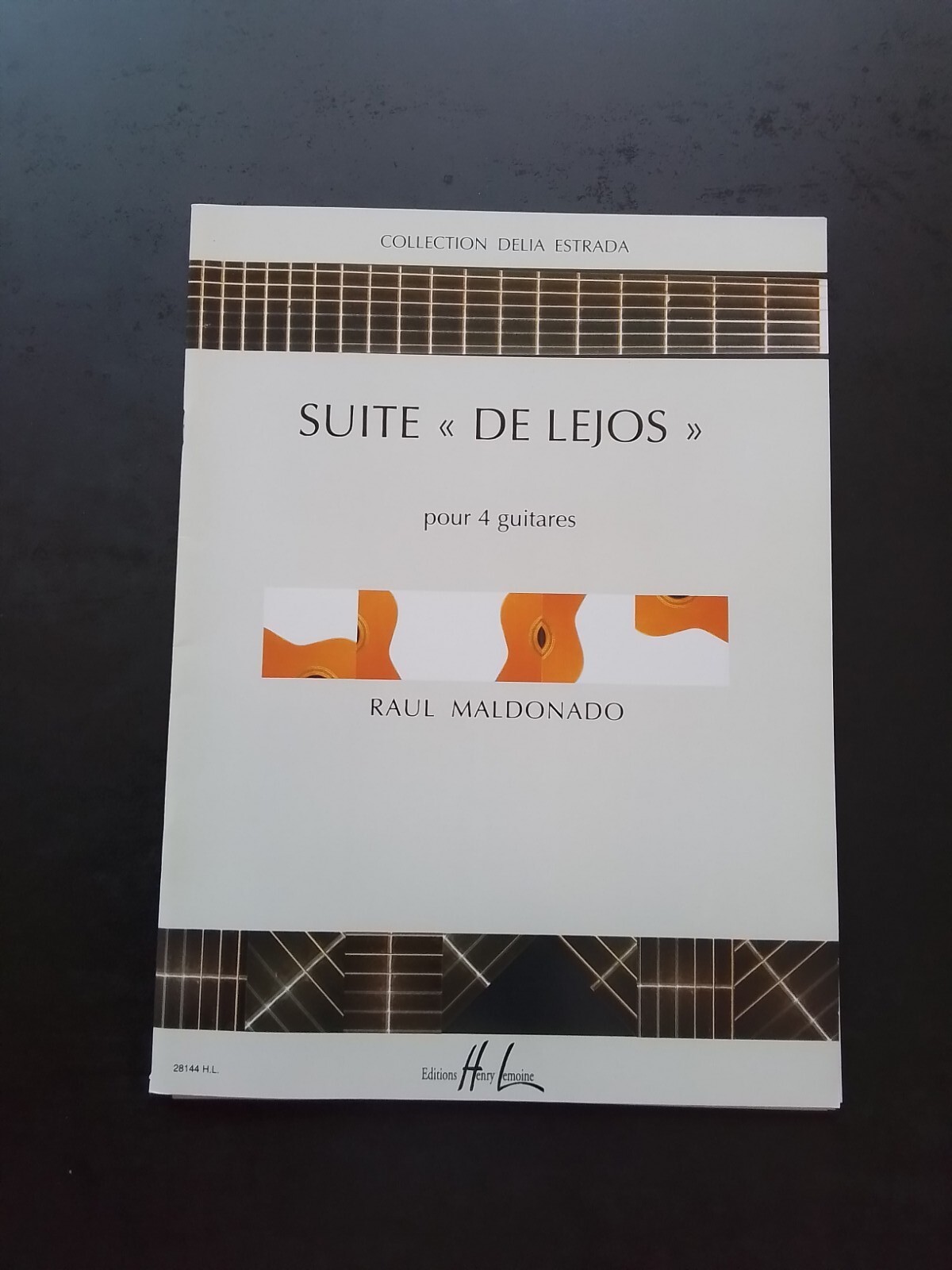 Partition Suite De Lejos Raul Maldonado pour quatuor de 4 guitares