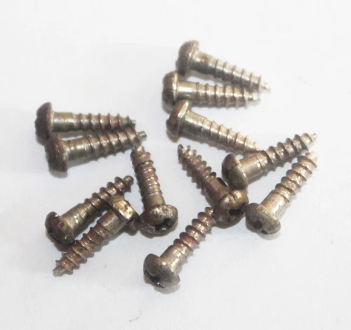 Vintage 1958 Gibson Kluson Deluxe Single Line Tuners Screws Set of 12 1957 1959