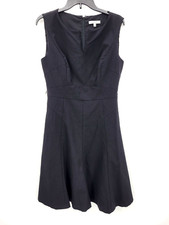 Classiques Entier Dress Womens 10 Black Sleeveless Fit and Flare Career Dressy