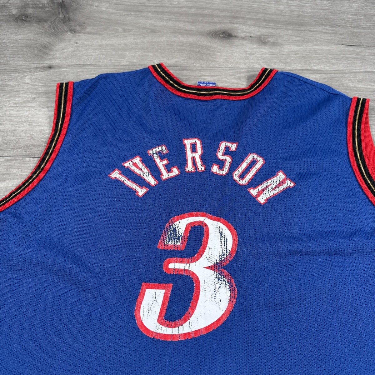Vintage Allen Iverson Champion Jersey Philadelphia 76ers 90s