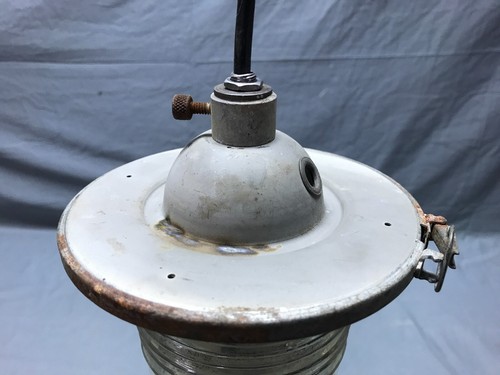 VTG Light Nautical Industrial Pendent Hanging Glass Jelly Jar Light 2042-23B - Picture 11 of 13