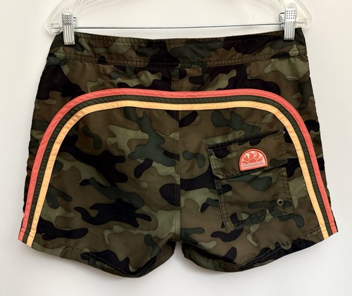 $129 SUNDEK Swim Trunks Men's 31 Camo Shorts Mesh Lined Beach Resort Drawstring - Picture 7 of 15