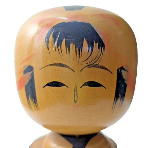 Vintage Japanese Naruko Kokeshi Wood Doll Signed by Artisan (H)23cm | Good Cond. - Picture 2 of 10