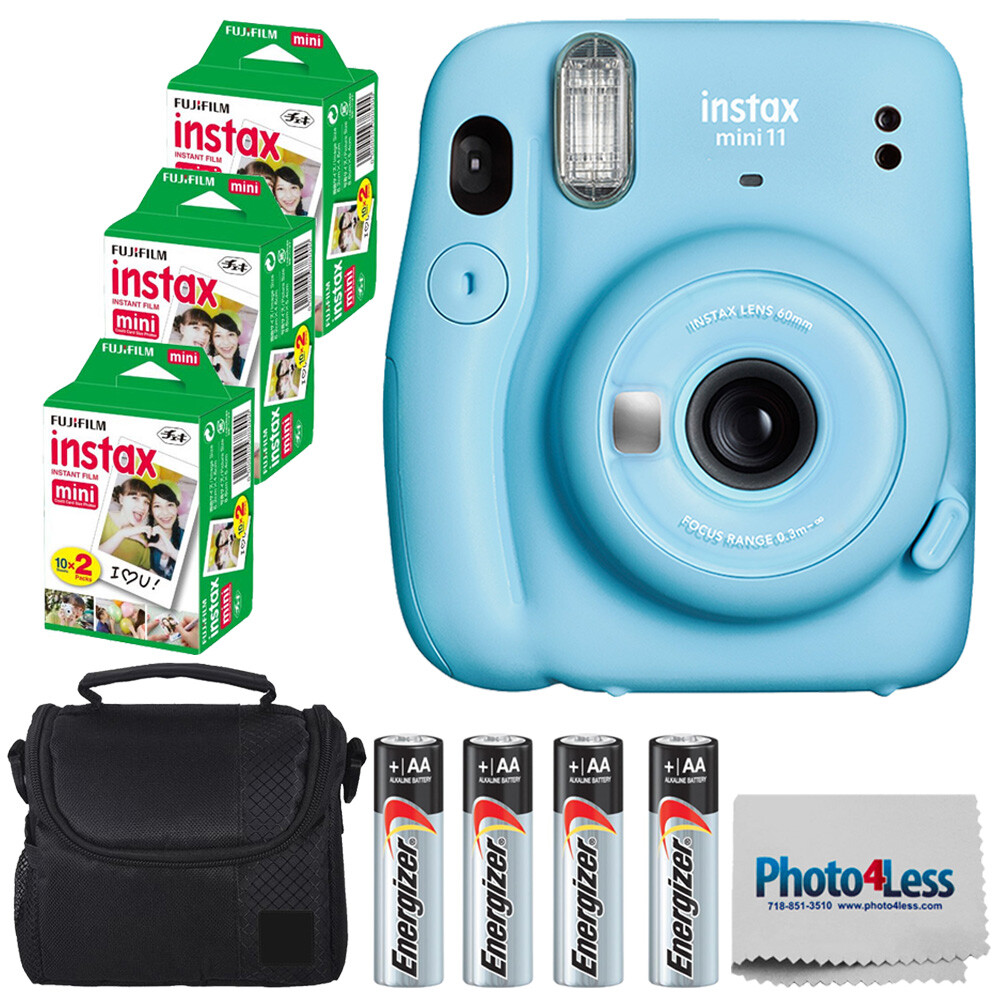 Fujifilm Mini 11 Instant Camera Twin Pack with 3X Film - Pick Your Color-image