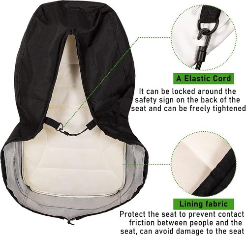 Cubierta de asiento de tractor utilitario compacto grande 18" con licencia LP95233 para John Deere - Imagen 5 de 13